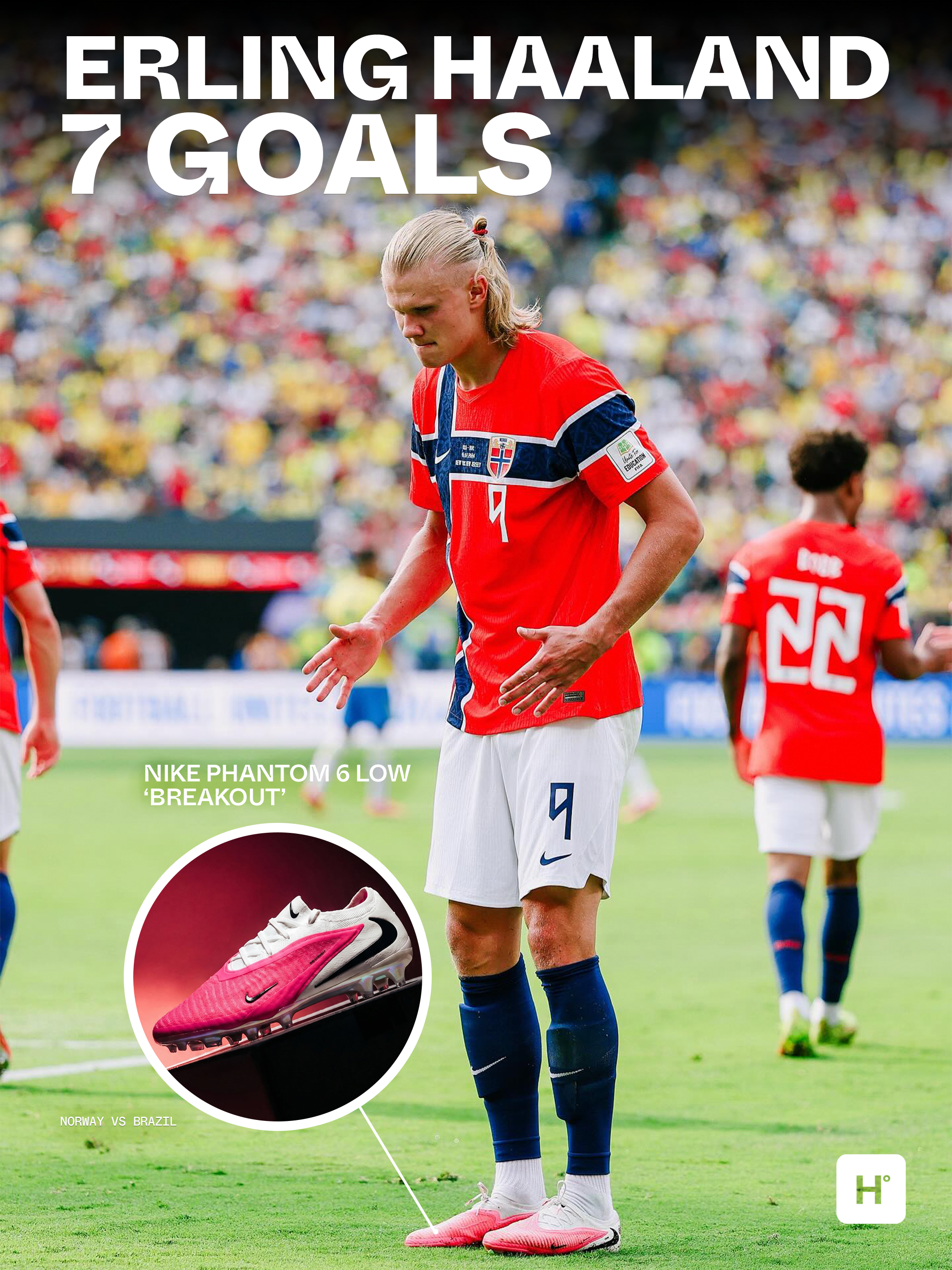 Erling Haaland at the 2026 World Cup™. Photo via Erling Haaland.