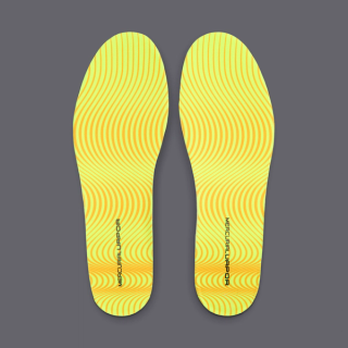 Nike Cryoshot "Mercurial Vapor 1" Insoles (Chrome/Lime; SKU: IQ8161-001). Photo via Nike.