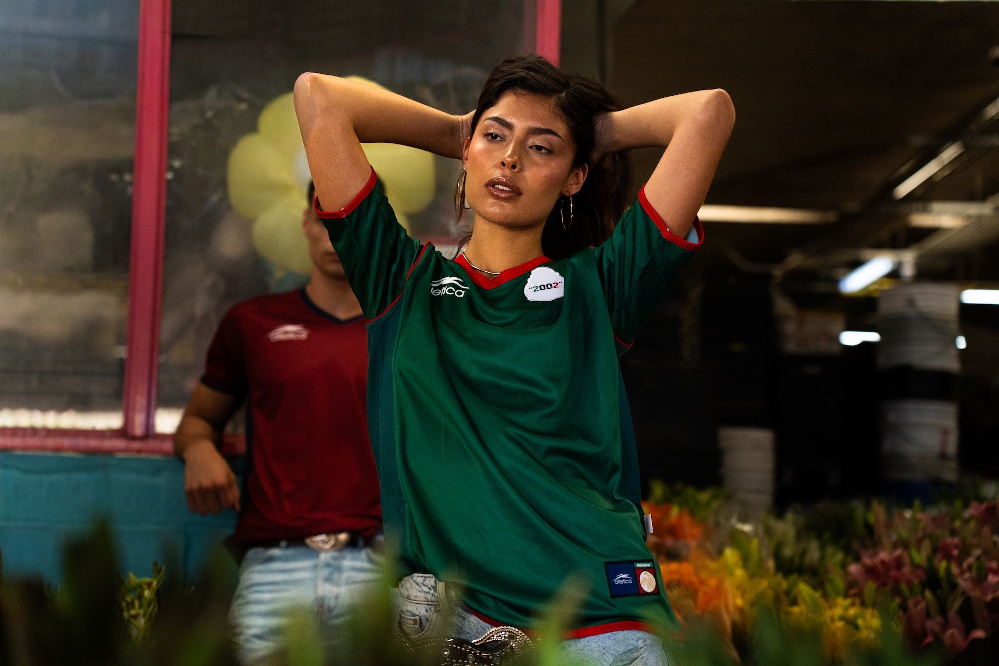 Mexico 2002 Home Jersey Reissue by Atlética (green). Photo via Atlética/MARGO STUDIO.