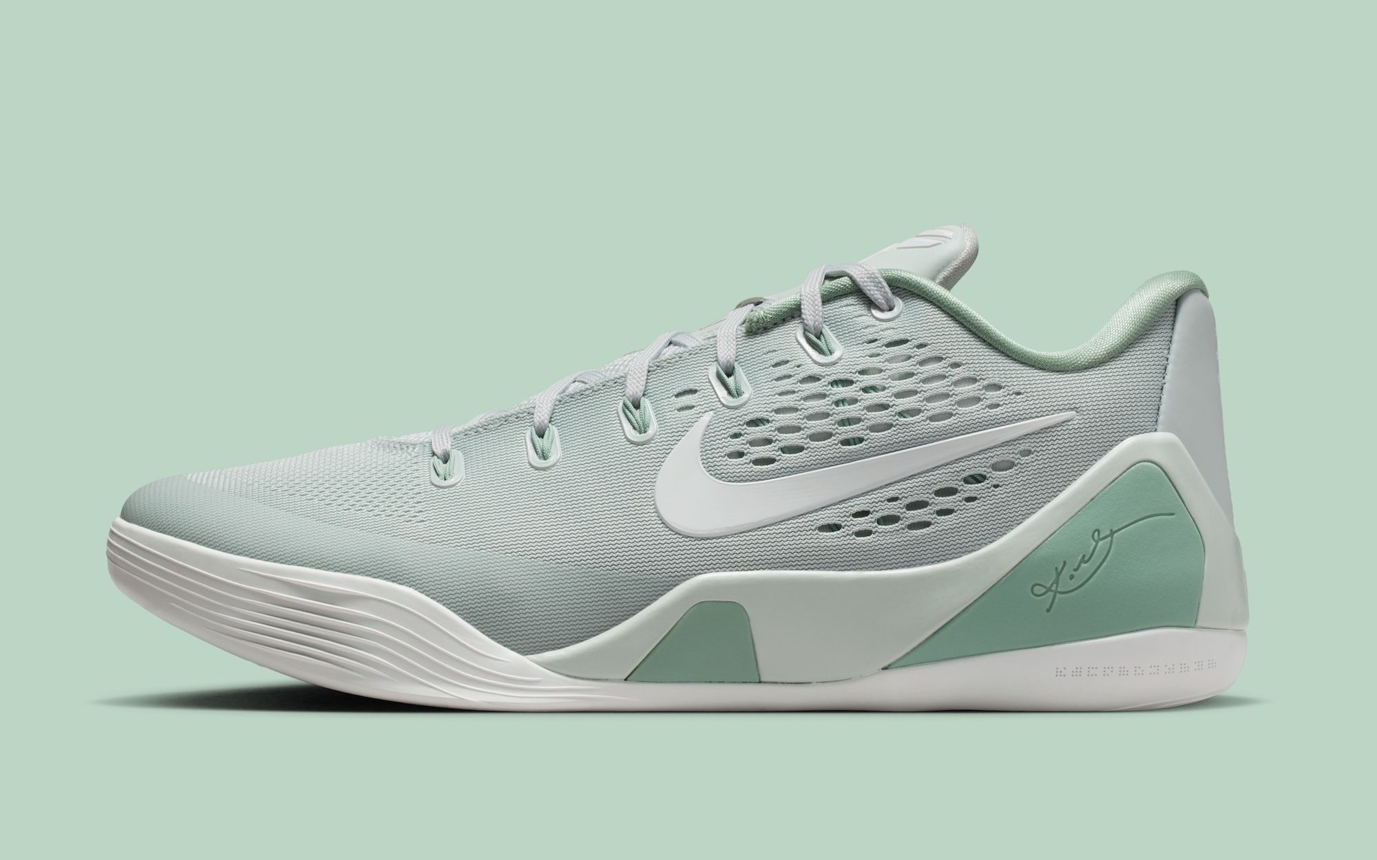 Pastel Greens Take Over the Nike Kobe 9 Elite Low EM Protro Ahead