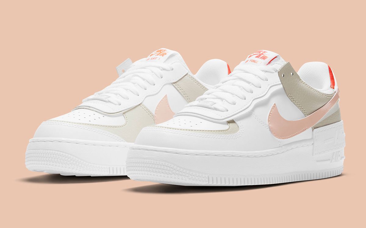 Nike air shop force crimson tint