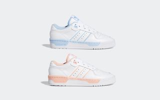 adidas rivalry low wmns cloud white glow blue ee5932 cloud white pink ee59323 release date