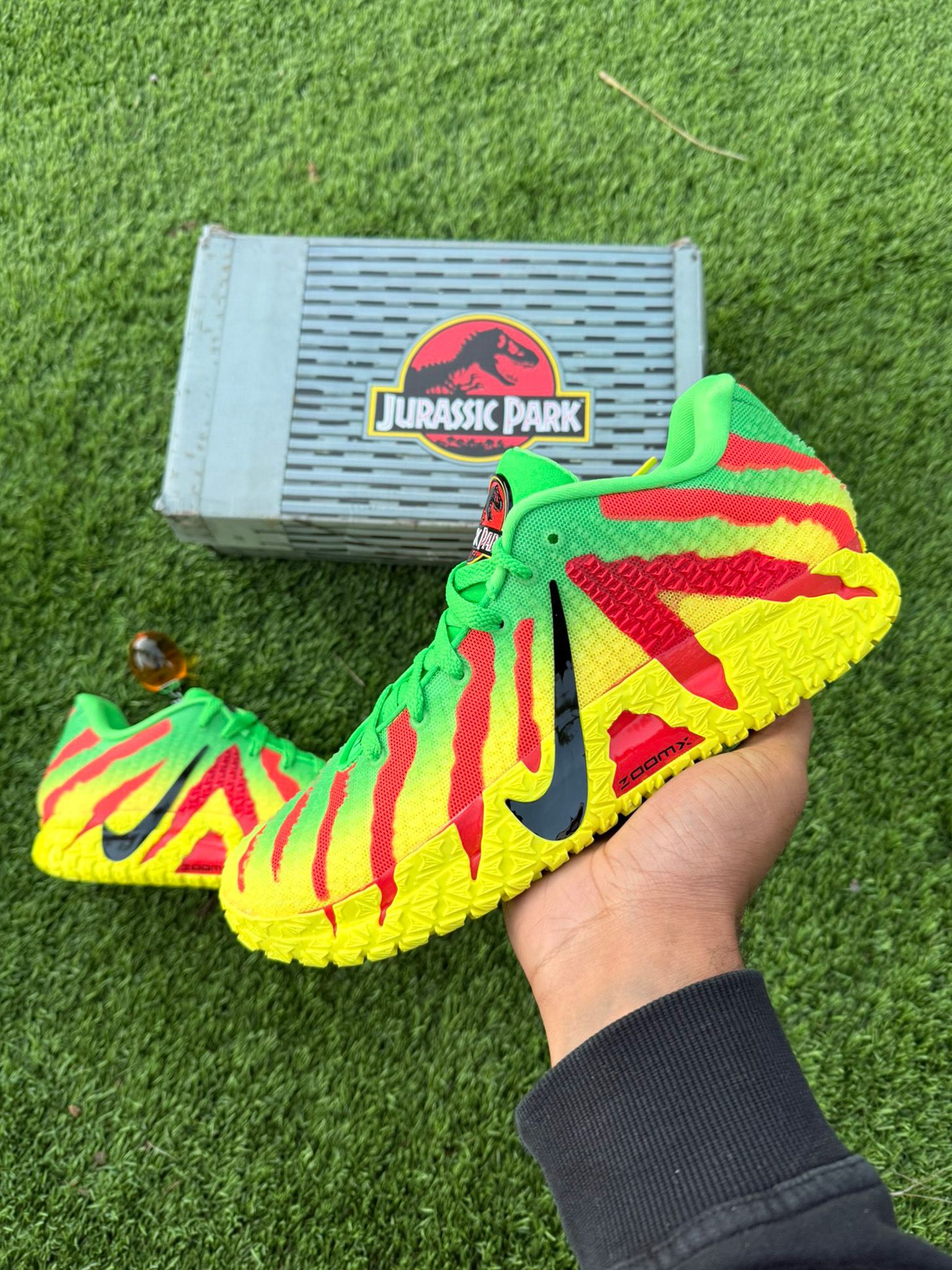 Detailed Look: Jurassic Park x Nike Ja 3 Basketball Shoe