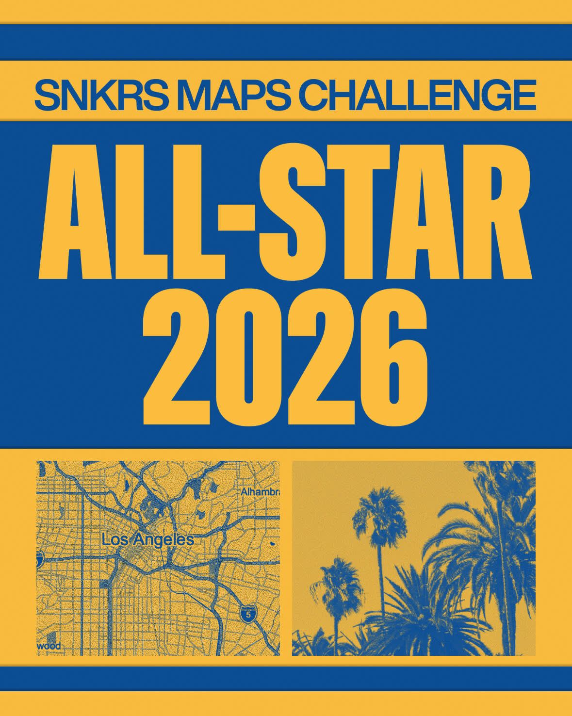 Nike Presents SNKRS Map Challenge for NBA All-Star Weekend 2026