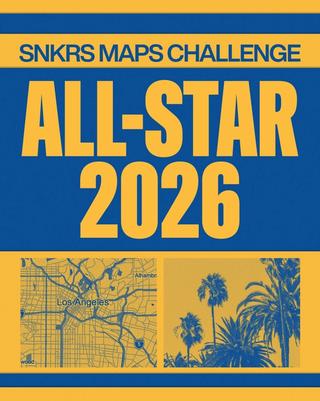 Nike Presents SNKRS Map Challenge for NBA All-Star Weekend 2026