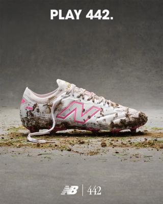 New Balance 442 Elite FG V3 "Pure Ambition" in a pink color scheme (SKU: U41F360).