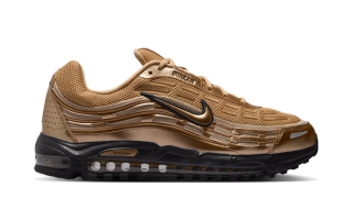 Nike Air Max TL 2.5 "Metallic Gold/Black" sneaker.