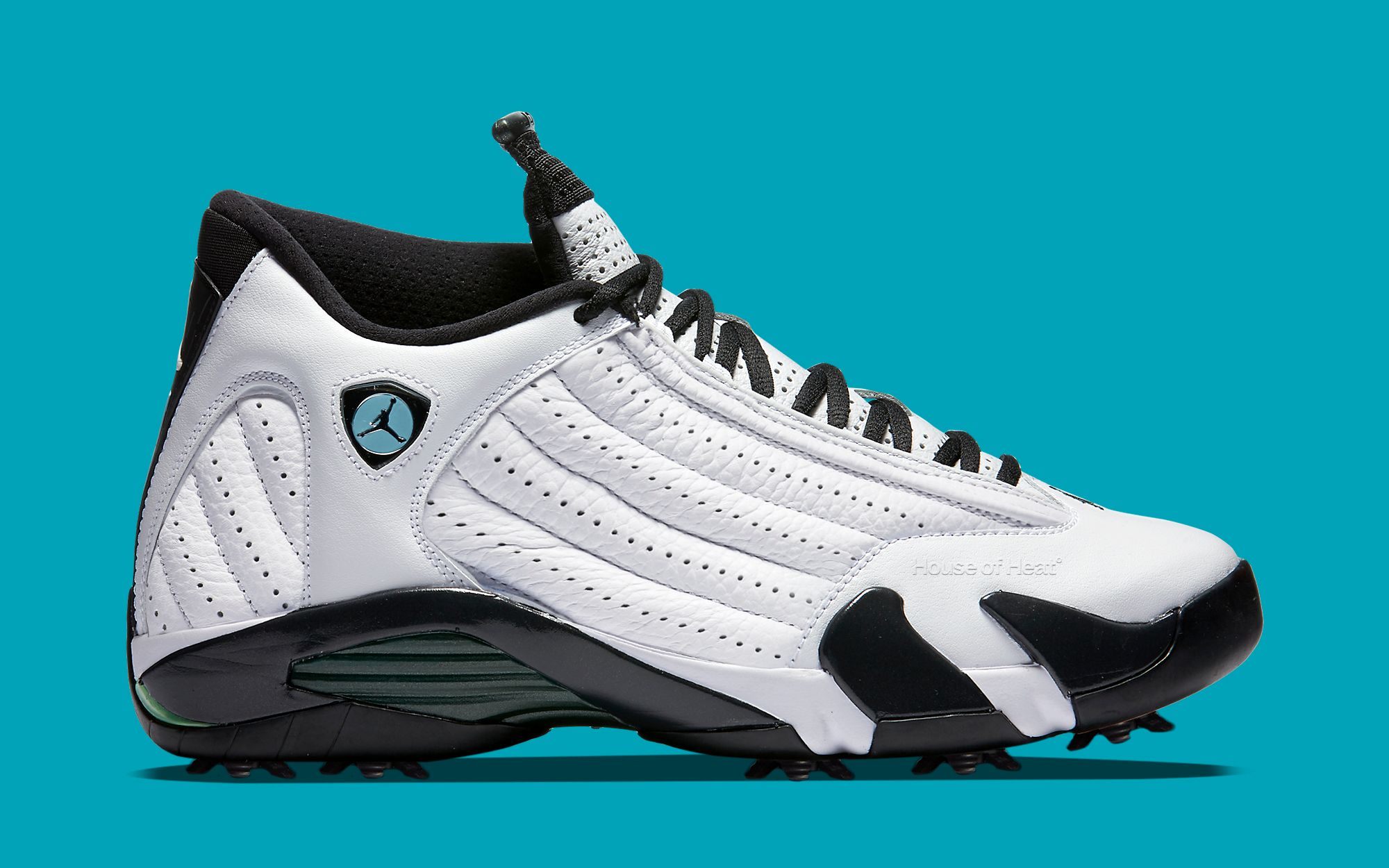 The Air Jordan 14 Oxidized Green Returns in 2025 as a Golf Shoe House of Heat