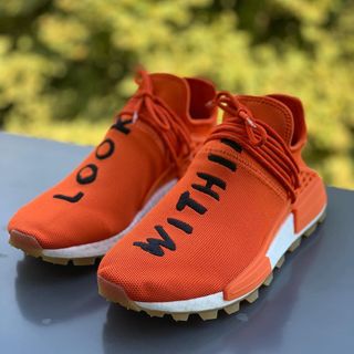 adidas x Pharrell Williams NMD Hu Look Within Orange Gum 3