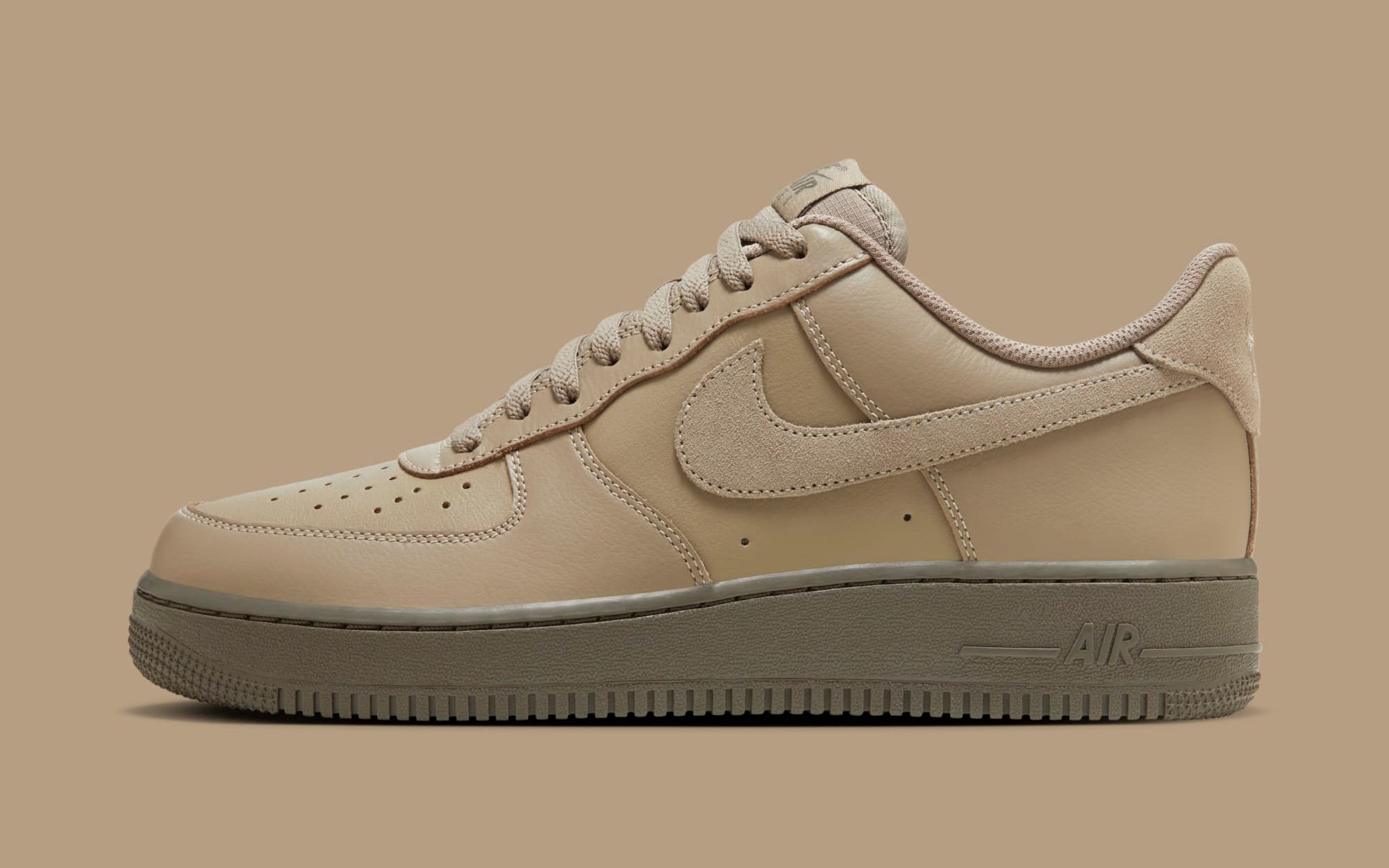 khaki air force ones high top