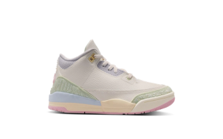 Little Kid's Air Jordan 3 OG “Spring is in the Air” Official Images.