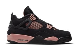 Speculative mock-up of the Women's Air Jordan 4 "Pink Thunder" retro.