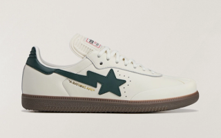 BAPE®︎ x adidas Samba "2026 World Cup™" Pack collaboration.