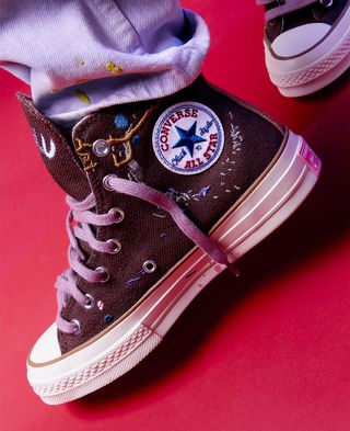 Converse X Keith Haring Pro Leather trainers in white