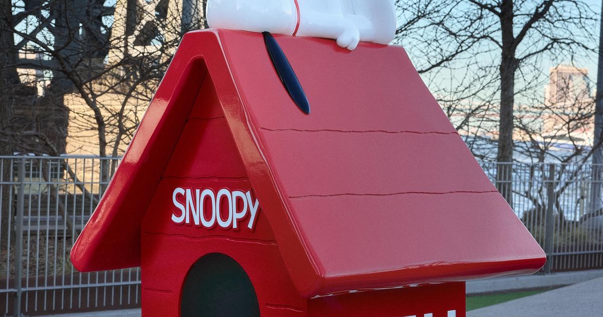 Kith for Peanuts Doghouse Pops Up at Domino Park Ahead of 75th 