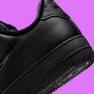 Women's Nike Air Force 1 Low Jewel "Black/Metallic Silver" (SKU: IV6039-001). Photo via Nike.