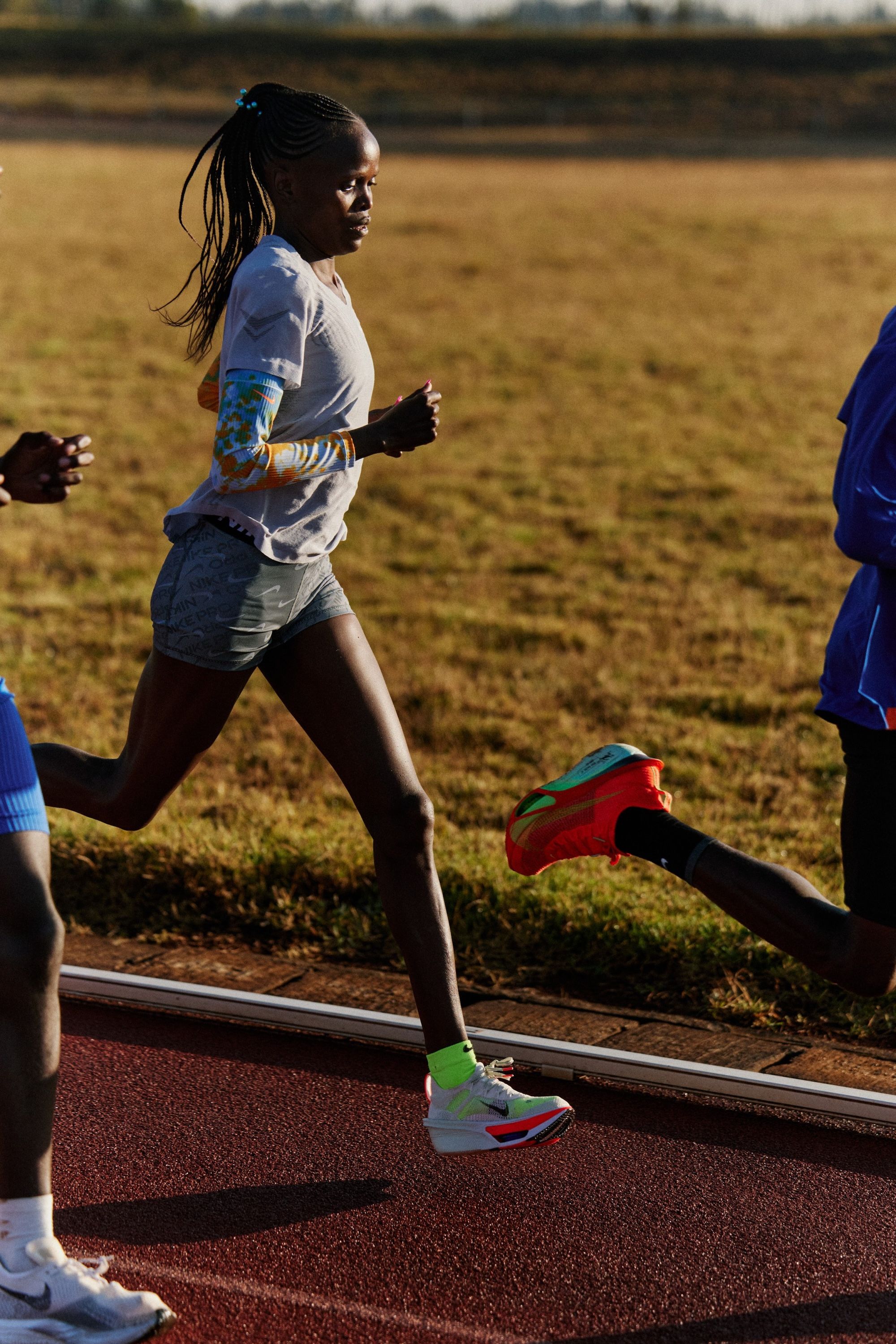 Brigid Kosgei wearing the Nike Alphafly 4. Photos via Nike.