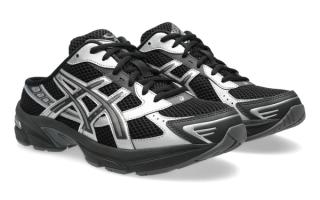 ASICS GEL-1130™ Mule "Black/Silver" (SKU: 1203B048-101).