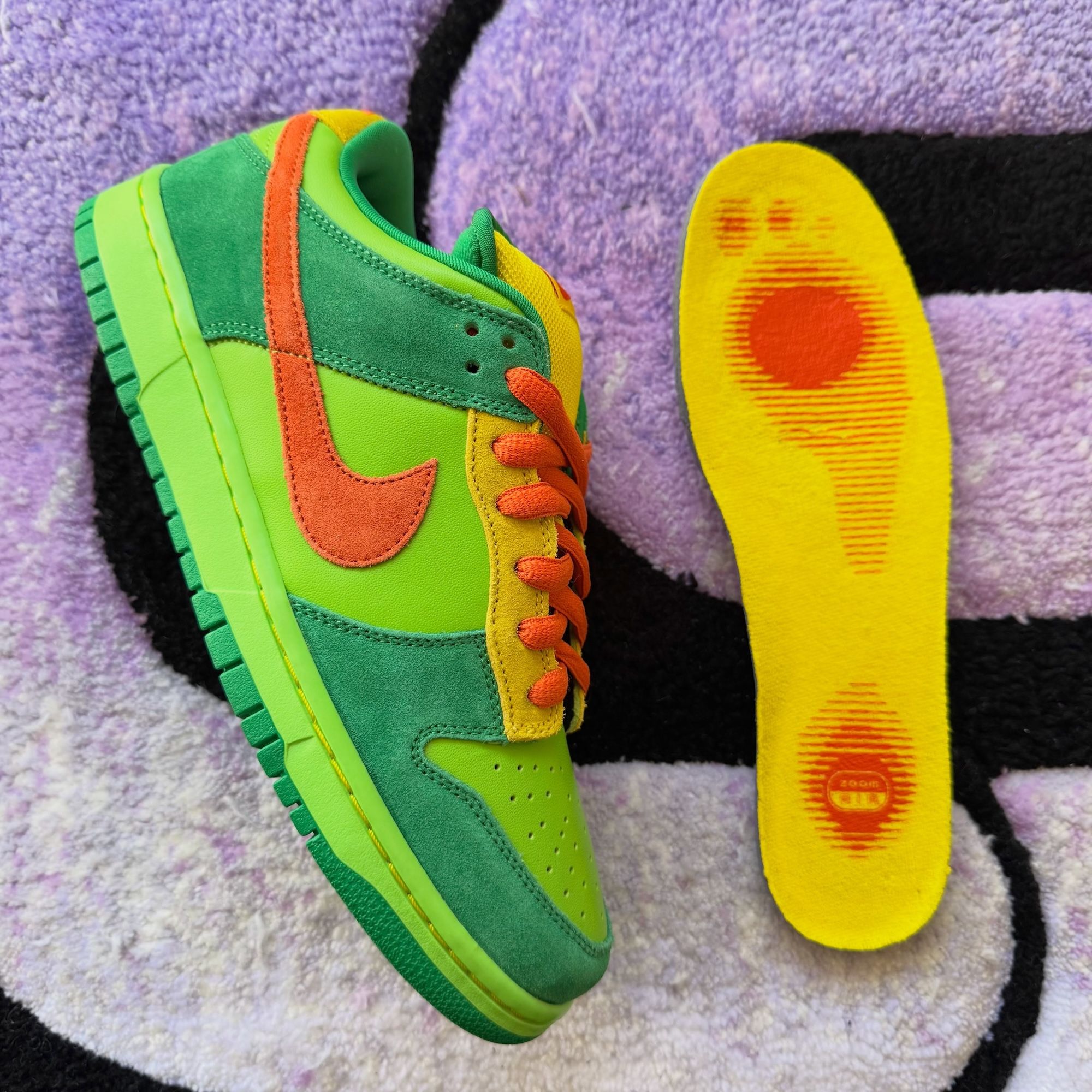 OFF! Insect Repellent-inspired Nike SB Dunk Low Sample from around 2008. Photo via @casa_soles on Instagram.