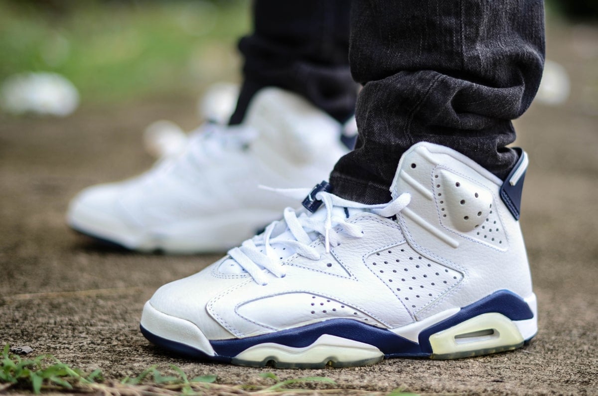 Navy blue 6s clearance jordans