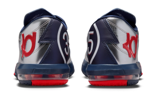 PSG x Nike KD 6 "Metallic Silver" (SKU: IU0593-001). Photo via Nike.