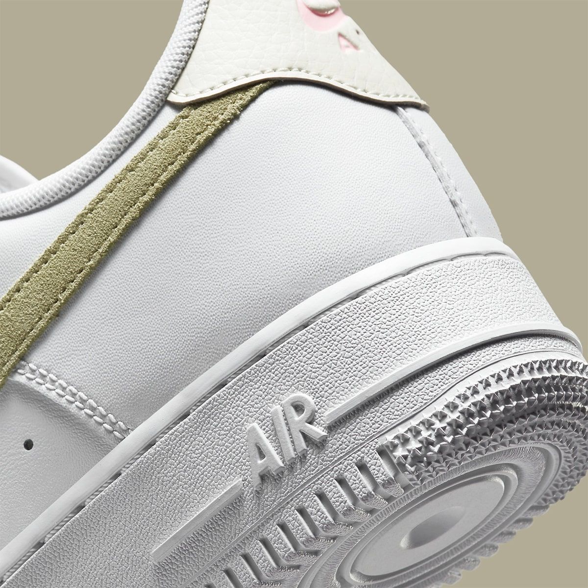 nike air force 1 low white olive pink