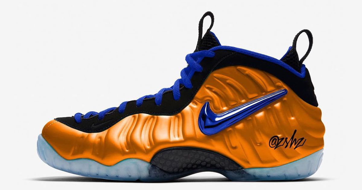New Nike Air Foamposite Pro \'Knicks\' 624041-010 Shoes Men’s Size 8.5 Nike Air Foamposite Pro  main image 2