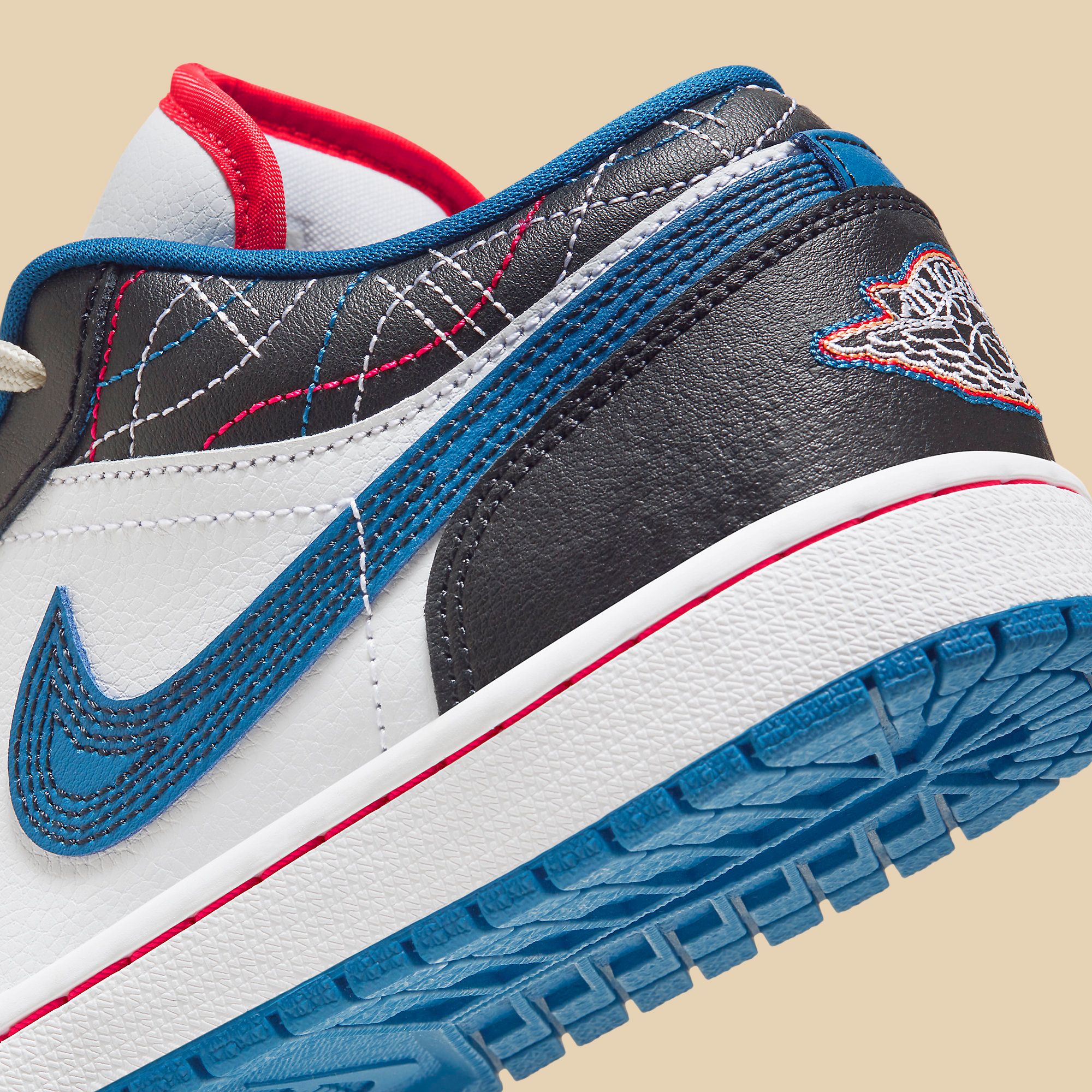 The Air Jordan 1 Low Dons a Sashiko-Inspired Touch | House of Heat°