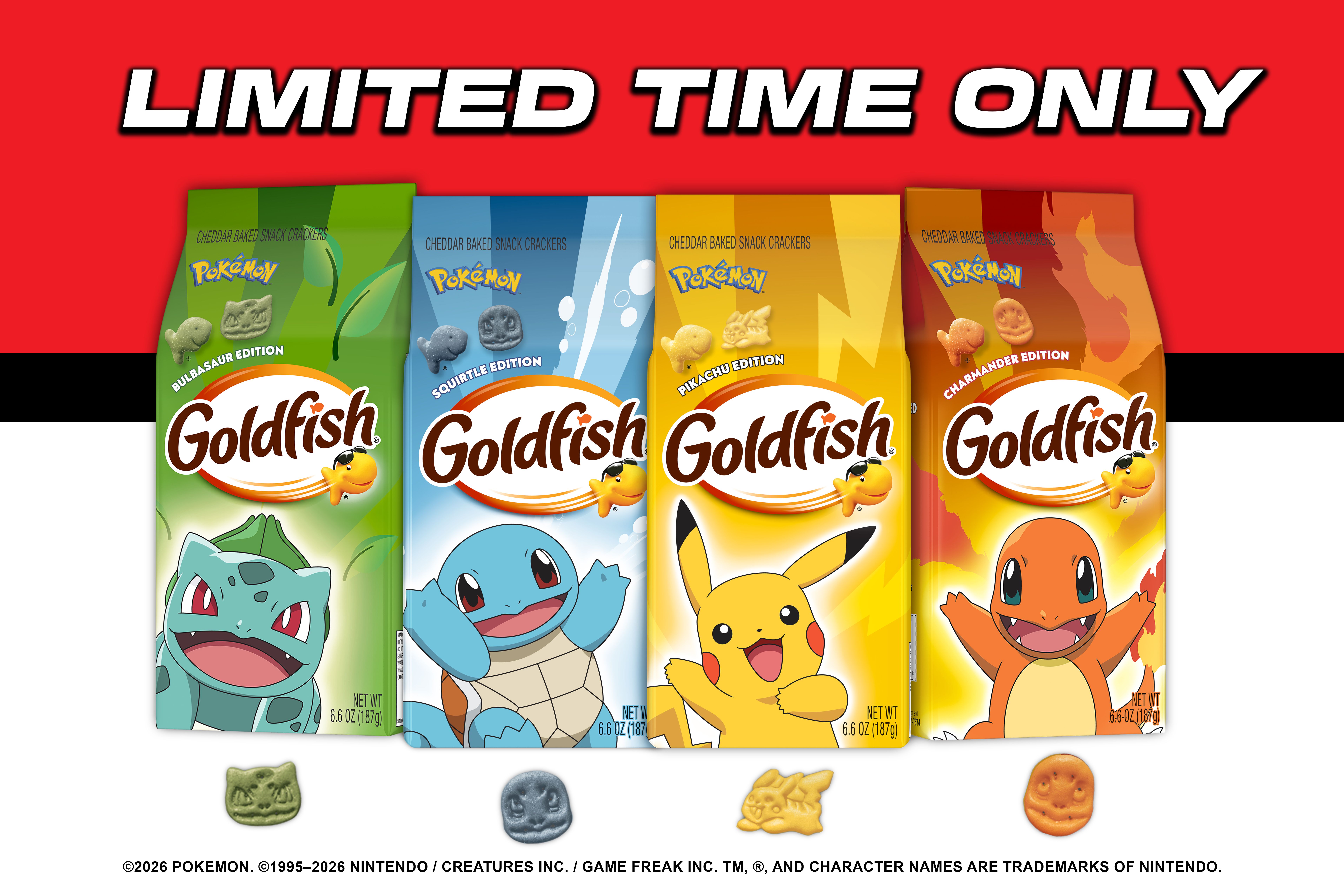 Goldfish x Pokémon Collab Celebrates 30th Anniversary