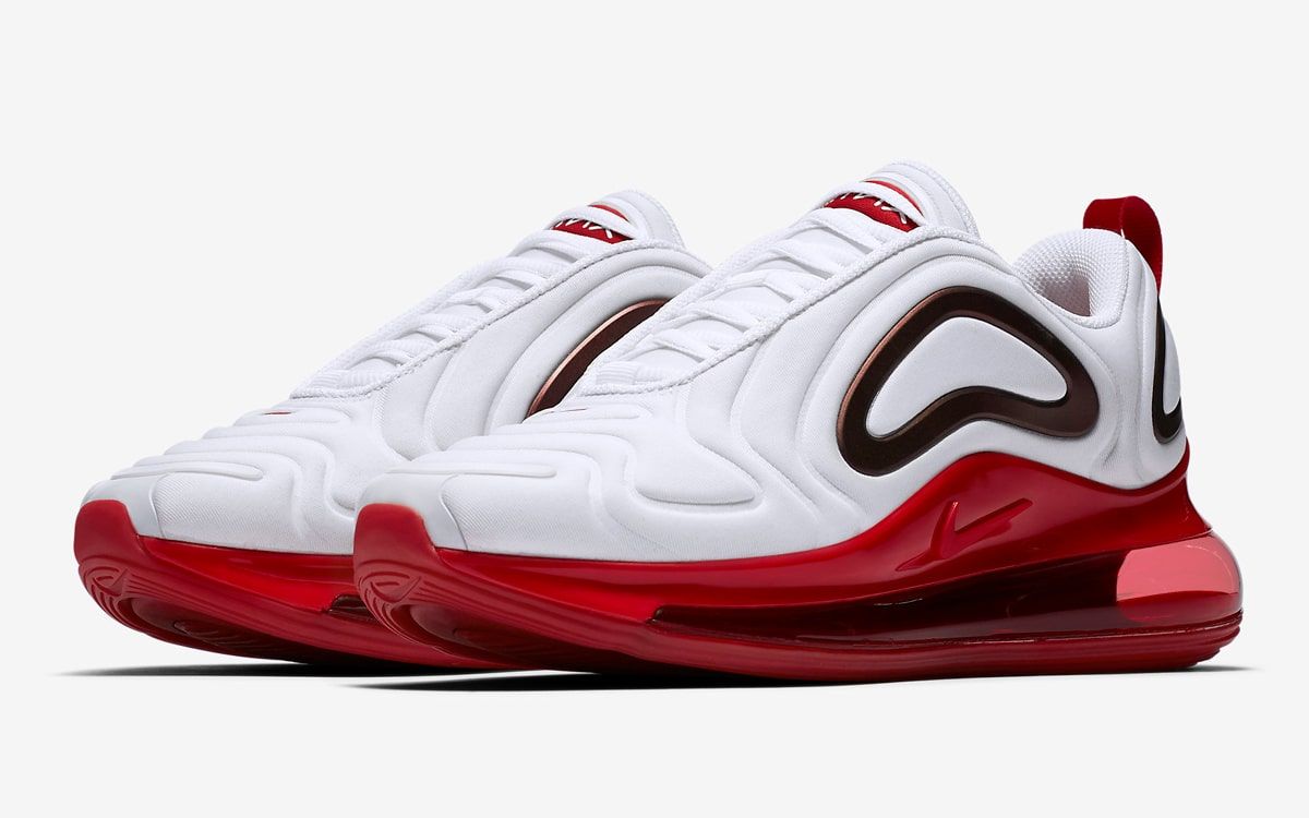 Air Max 720s Arrive in White and Gym Red House of Heat