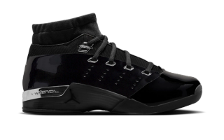 Placeholder for the Air Jordan 17 Low "Black Patent" retro.