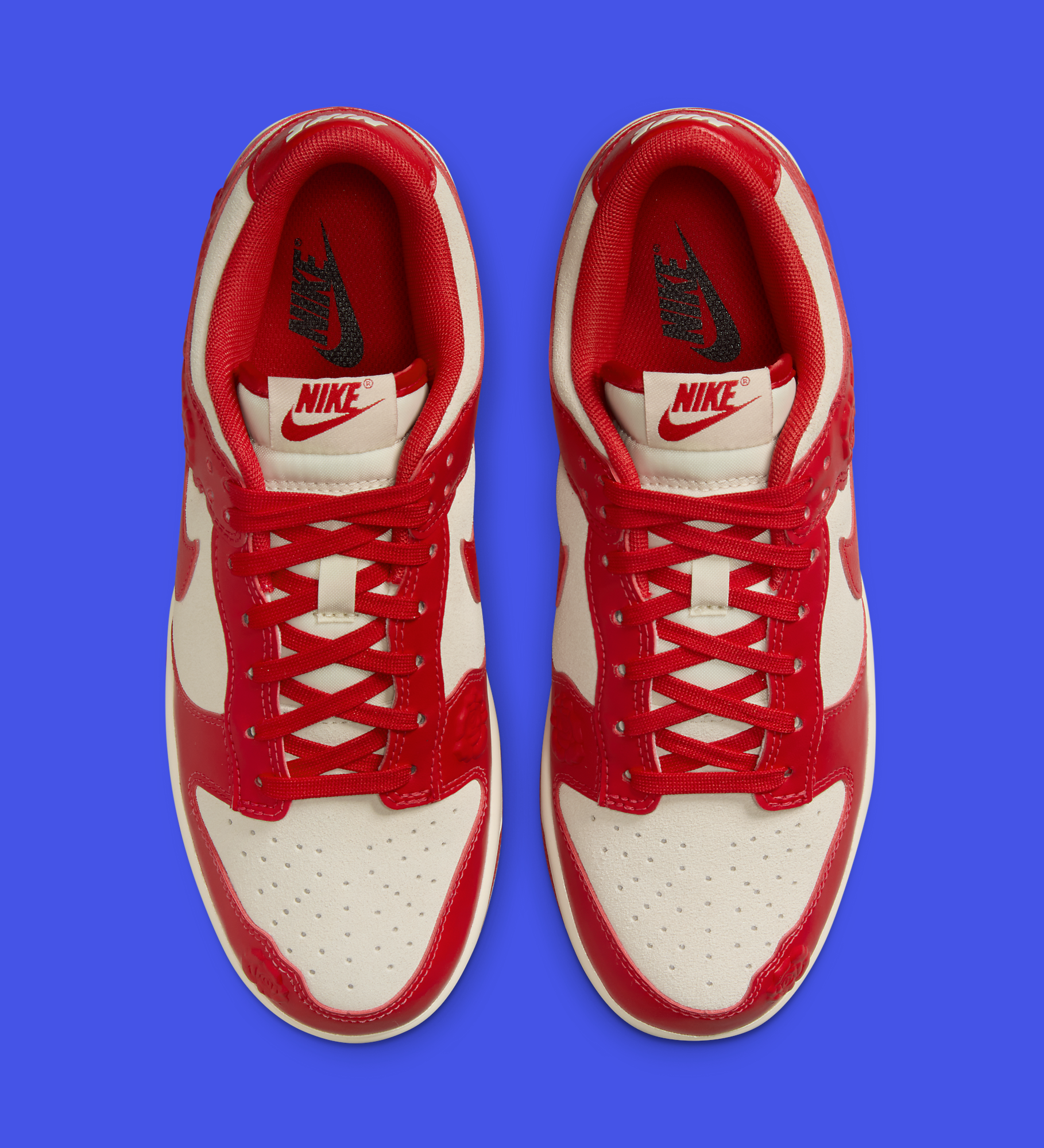 red rose nike shoes