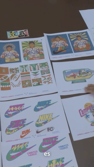 Campos x Jorge Graphics by Nike. Screenshot via Jorge Campos.
