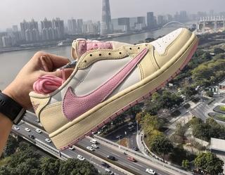 Travis Scott x Air Jordan 1 Low OG "Shy Pink" Releases May 22