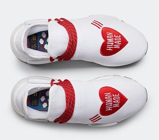 human made adidas nmd hu white red EF7223 restock date info 2
