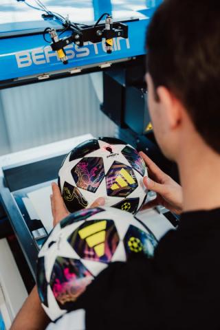 2026 Champions League Final Official Match Ball by adidas. Photo via adidas.