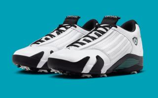 The Air Jordan 14 "Oxidized Green" Golf Shoe Releasing On Feb. 21