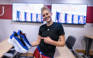 Anthony Edwards Gifts the Kansas Jayhawks Women's Basketball Team A Special AE 1