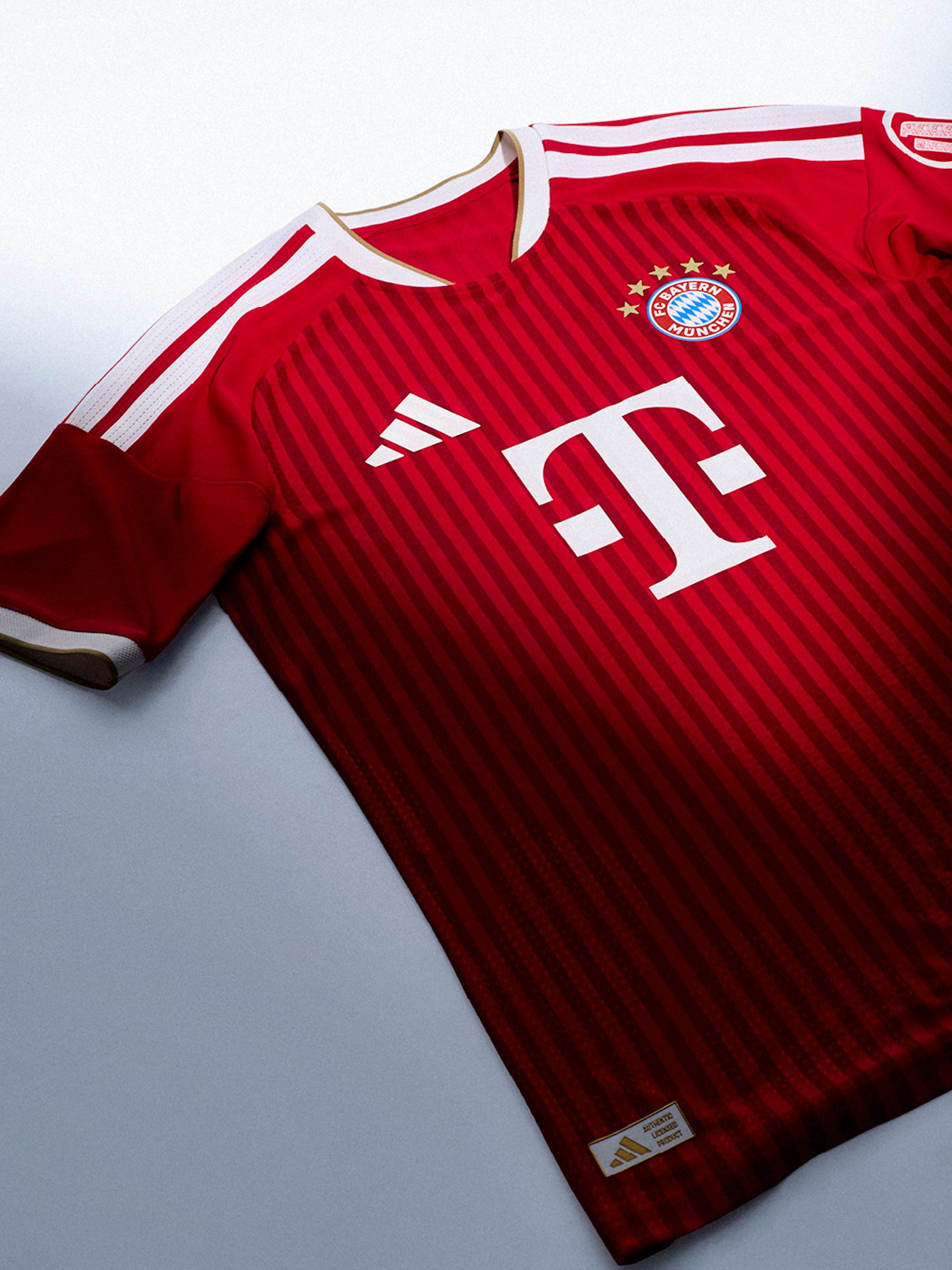 Bayern Munich 26/27 Home Jersey. Photo via adidas.