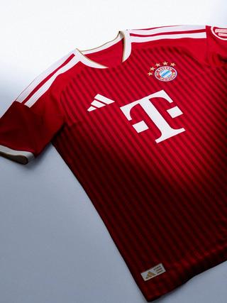 Bayern Munich 26/27 Home Jersey. Photo via adidas.