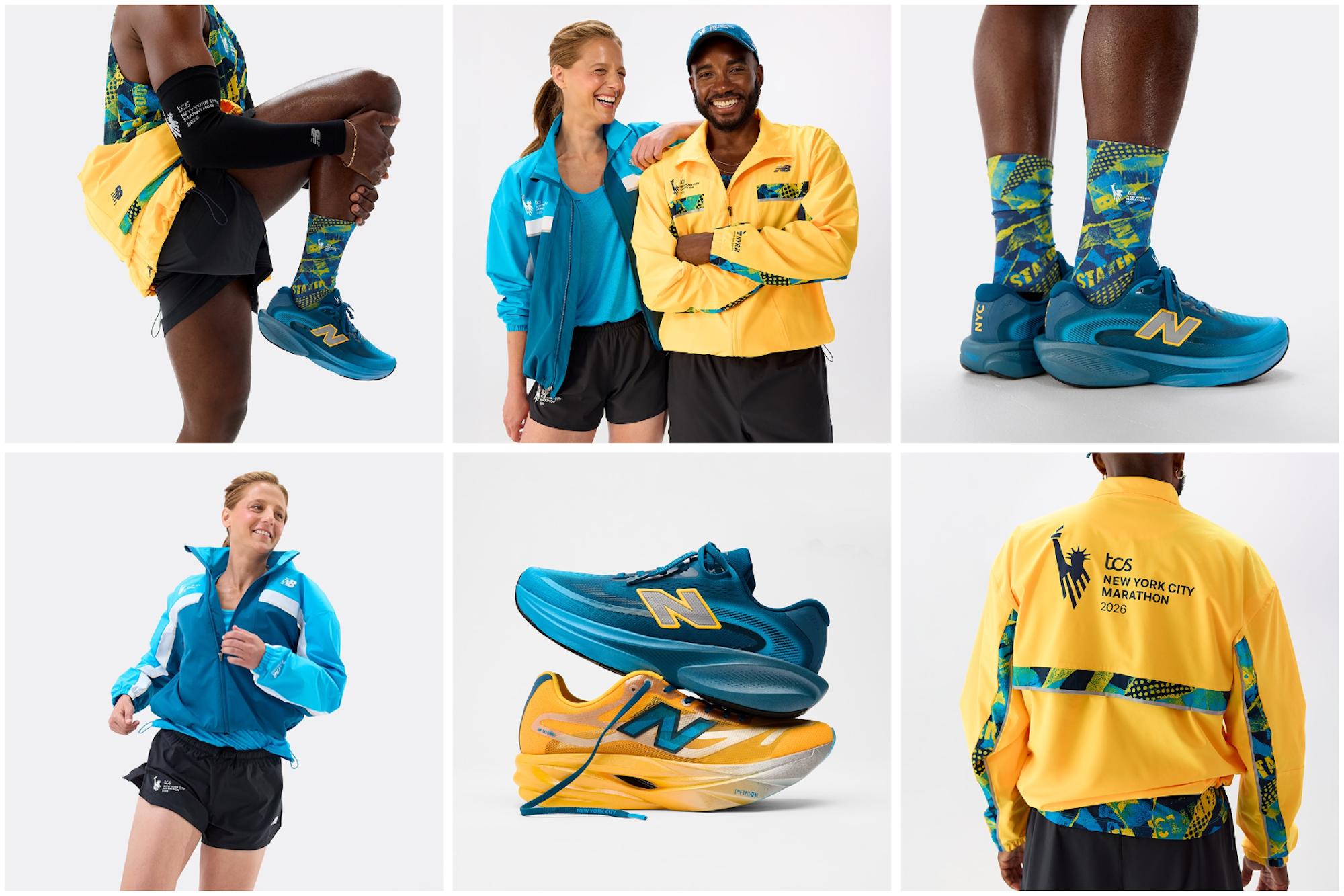 Six+ New Balance items designed for the TCS NYC Marathon 2026—including special-editions of the Ellipse, SuperComp Elite v6 & more.
