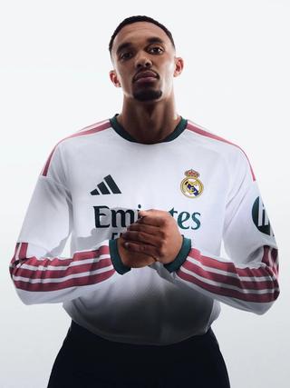 Trent Alexander-Arnold for Real Madrid 26/27 Home Jersey. Photo via adidas.