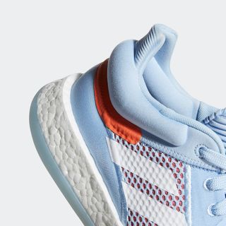 adidas marquee boost low g26215 glow blue cloud white hi res coral release date 8
