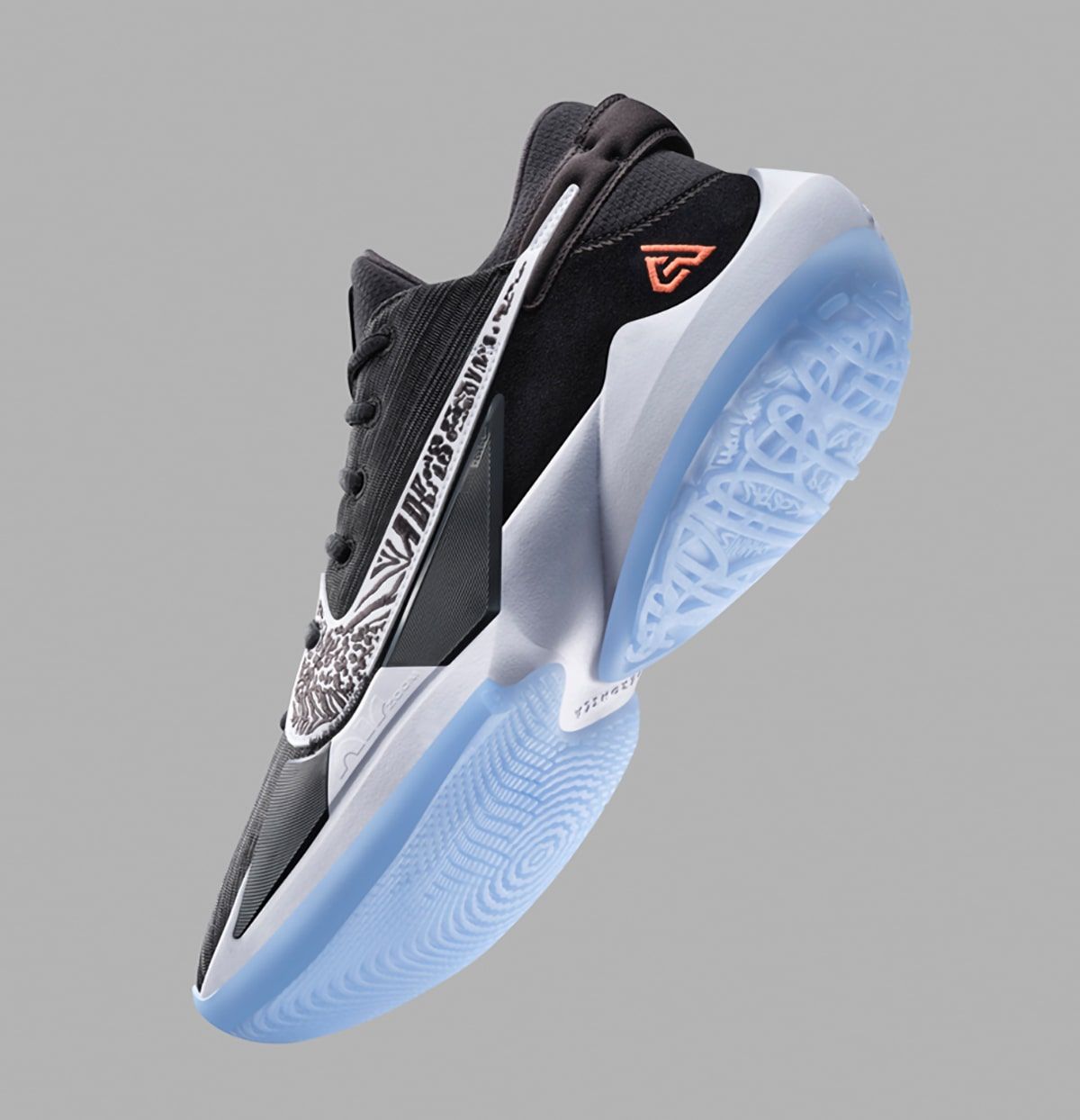 Size 6y - Nike Zoom Freak 2 White And Gray Giannis Antetokounmpo BX113 Sneakers Release – Nike Zoom Freak 2 “White  main image 2