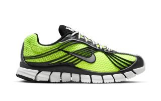 Men's Nike Zoom Skylon 11 in a "Volt/Black/Light Smoke Grey/Metallic" color scheme.