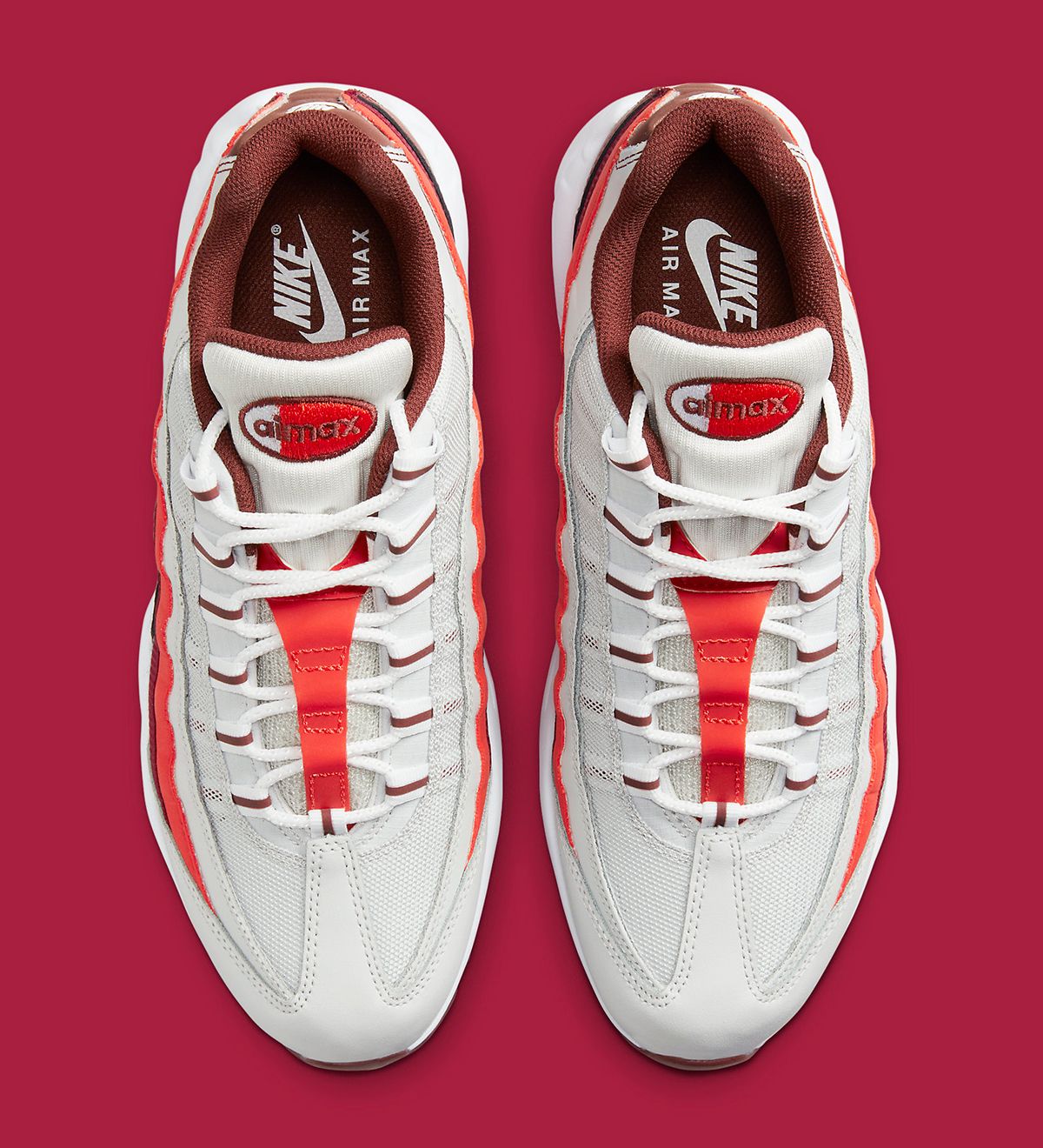 The Air Max 95 Appears in White, Red and Burgundy | House of Heat°