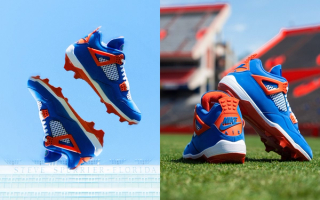 Special Air Jordan 4 football cleats for the Florida Gators Football Team (2025).
