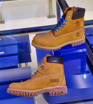 SEGA x Timberland® Premium 6-Inch Waterproof Boot "Sonic the Hedgehog" collab.