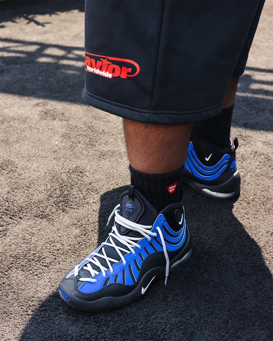 Nike Air Bakin OG "Varsity Royal" sneaker.