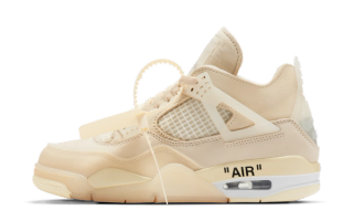 OFF-WHITE x Air Jordan 4 "Sail"